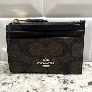 Coach Mini Skinny ID Case EUC
